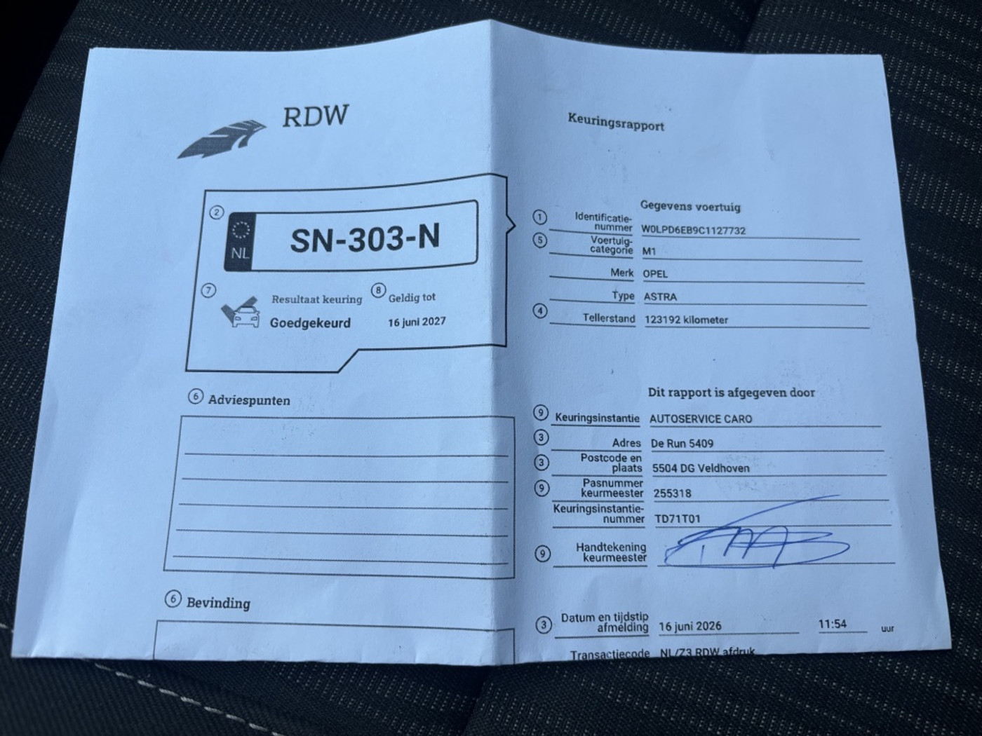 Foto van Opel Astra