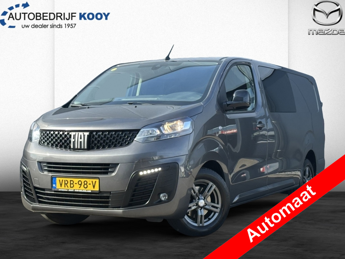 Fiat Scudo 2.0 MultiJet L3H1 Dubbele Cabine Business Pro 2022 - voorkant