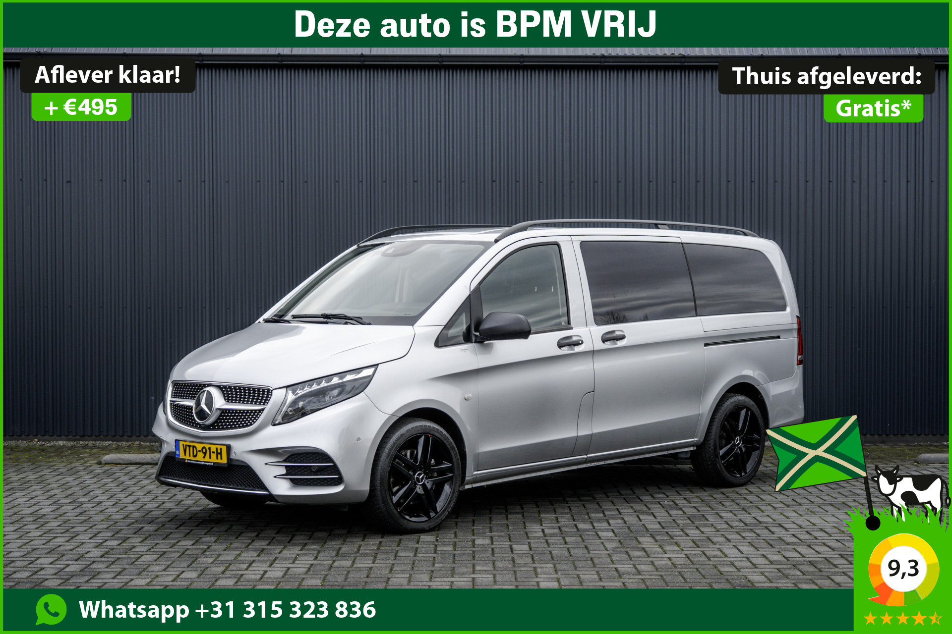 Mercedes-Benz Vito 119 CDI | AMG Styling | ILS | Carplay | L+R Schuifdeur | Cruise | Camera 2023 - voorkant
