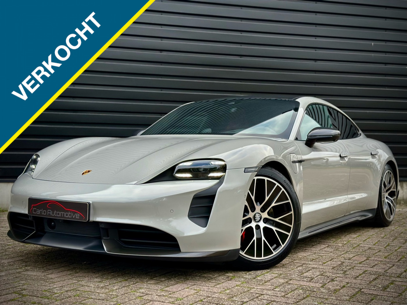 Porsche Taycan 4s 4S Performance 84kWh PANO|CHRONO|KRIJT|DUALSCREEN 2021 - voorkant