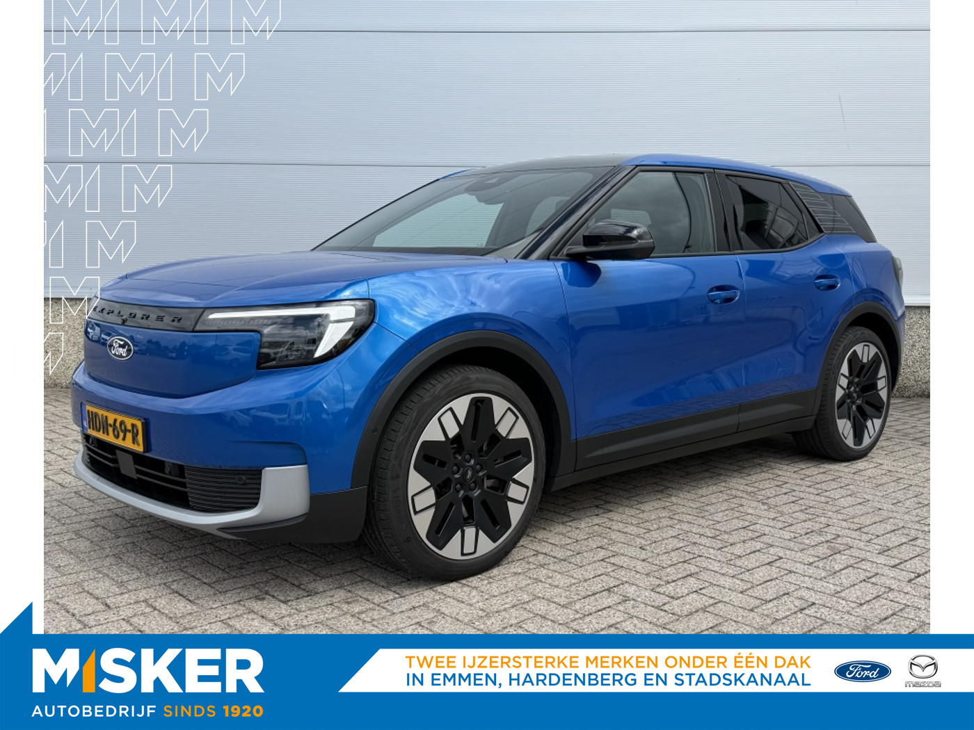 Ford Explorer Prem ExtR RWD 77 kWh 286pk PREMIUM PANODAK! DRIVERPACK! 21INCH! 2025 - voorkant