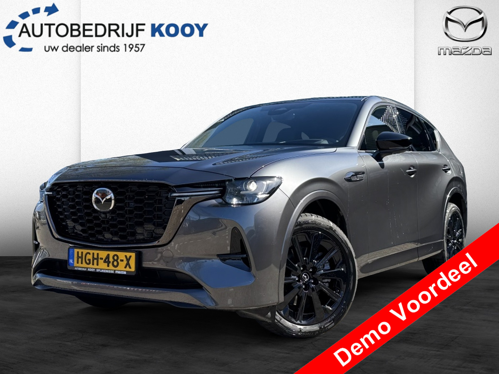 Mazda Mazda Cx-60 2.5 PHEV Homura Plus AWD / Schuif-kanteldak / 360 camera 2025 - voorkant