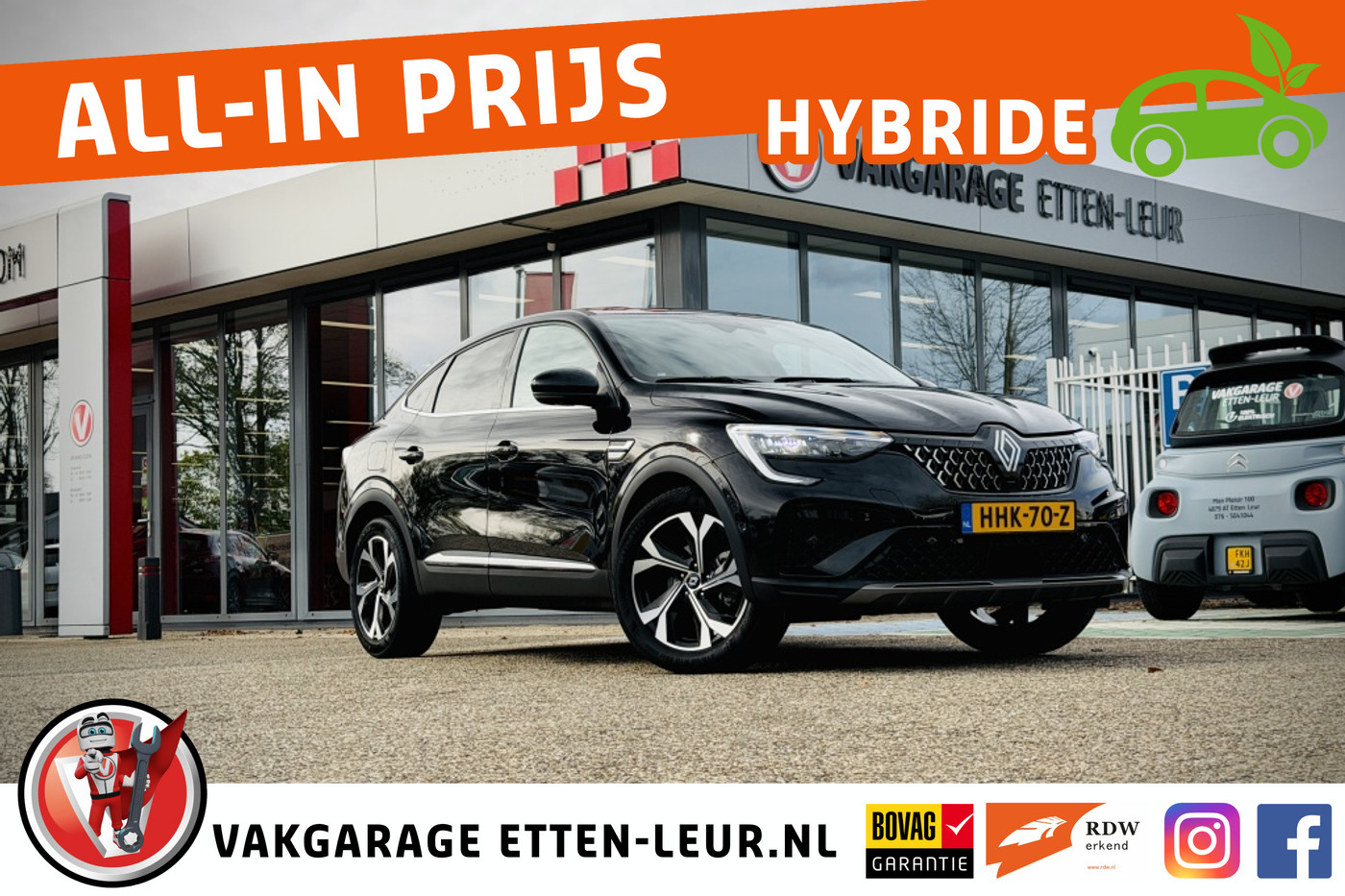 Renault Arkana E-tech 1.6 E-Tech full hybrid 145 Techno | TREKHAAK | 360 CAMERA 2024 - voorkant