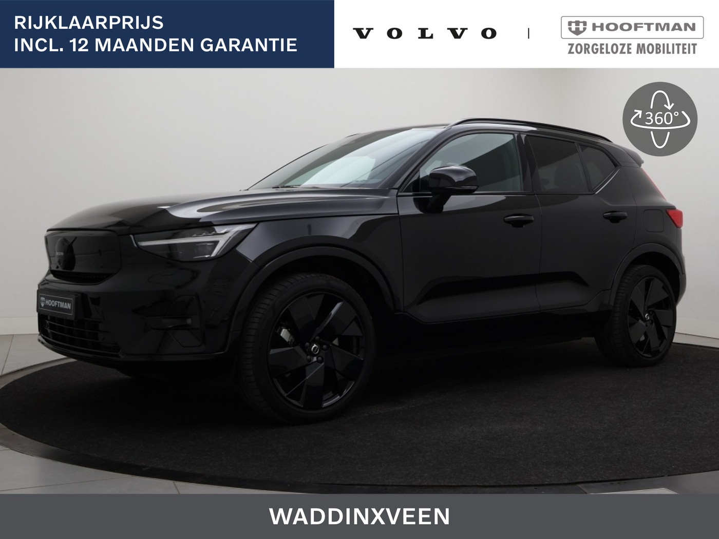 Volvo Ex40 EXTENDED RANGE PLUS BLACK EDITION 20INCH 360GR CAM PIXEL-LED 2025 - voorkant