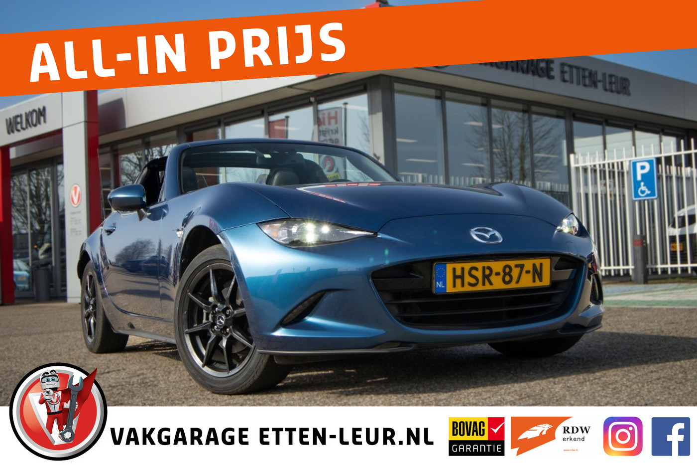 Mazda Mx-5 1.5 SkyActiv-G 132 GT-M 2020 - voorkant