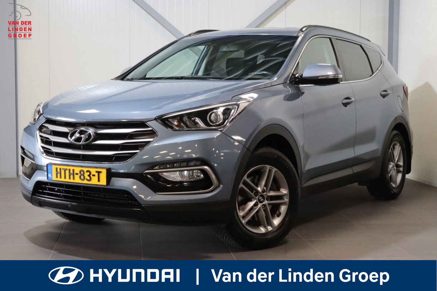 Hyundai Santa Fe 2.4|7-Zits!|Navi|Cam|Climate|Rijklaarprijs| 2017 - voorkant