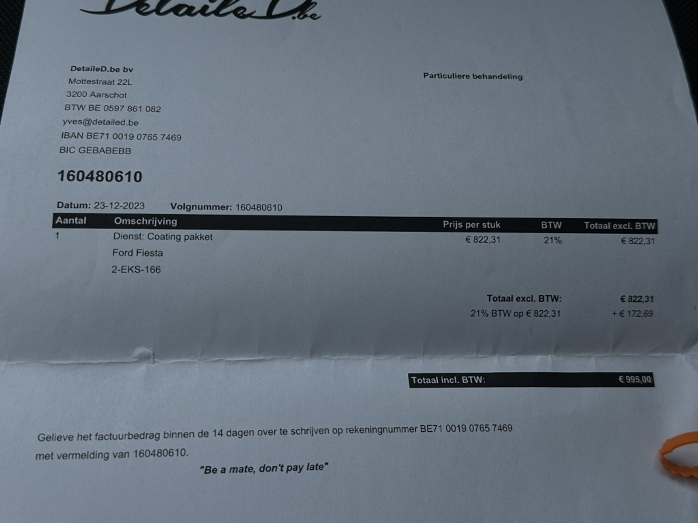 Foto van Ford Fiesta