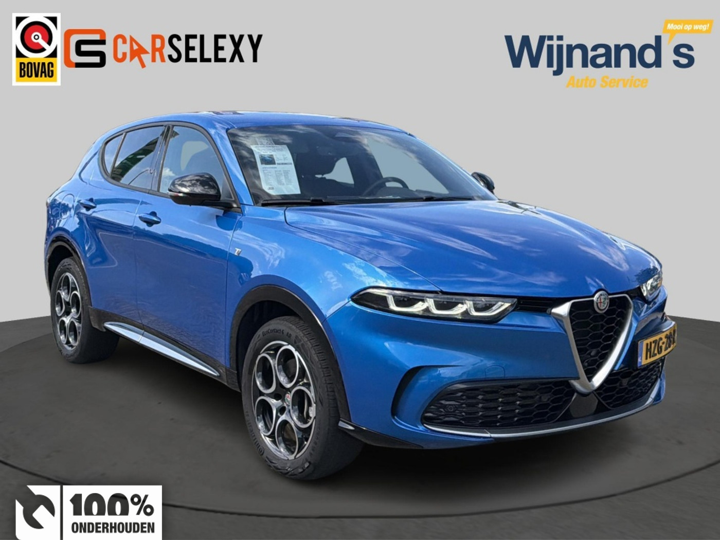 Alfa Romeo Tonale 1.3T PHEV Ti 280pk | Camera | adapt. Cruise | Navi | Elektr. ach 2023 - voorkant
