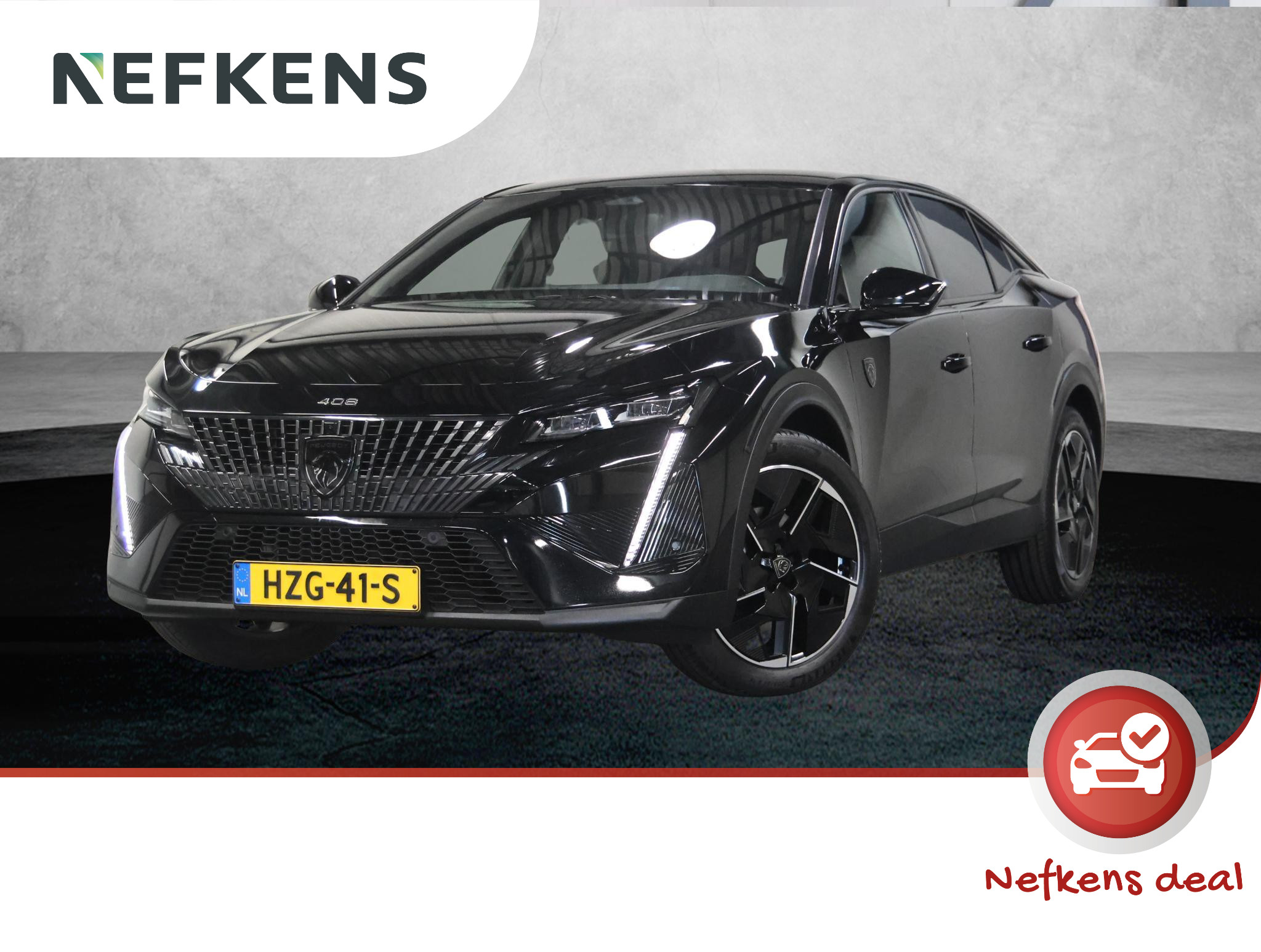Peugeot 408 1.2 Hybrid 145PK e-DCS6 GT 2025 - voorkant