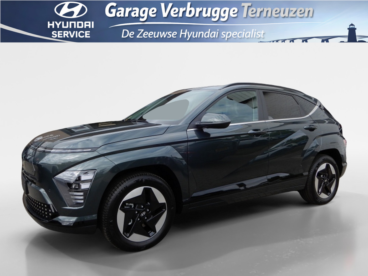 Hyundai Kona Comfort Smart 65.4 kWh | Warmtepomp | Elek.kofferbak | Navi 2025 - voorkant