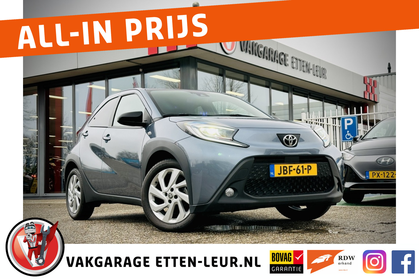 Toyota Toyota Aygo X 1.0 VVT-i MT Pulse | CAMERA | ADAPTIEVE CRUISE | STOELVERWARMING 2024 - voorkant