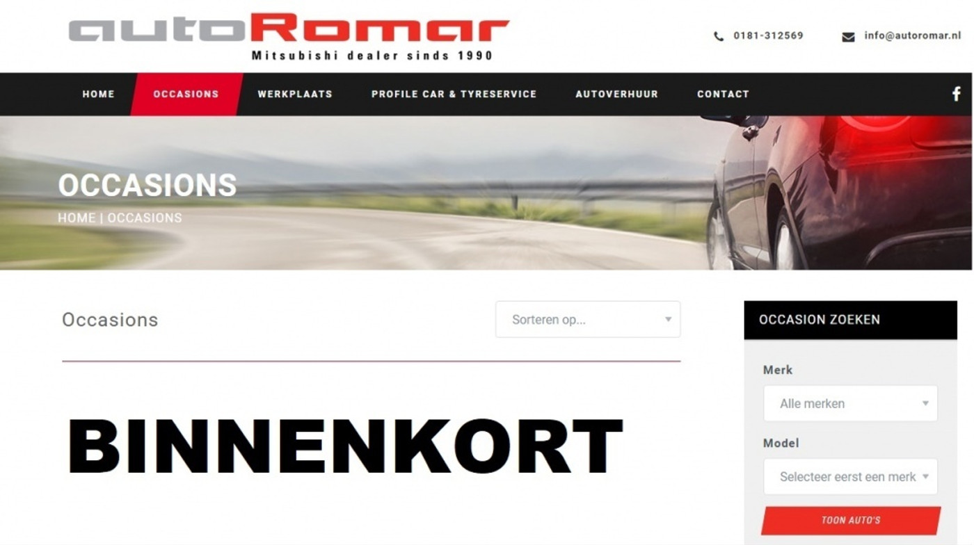 Mitsubishi Outlander 2.0 PHEV Instyle 2016 - voorkant