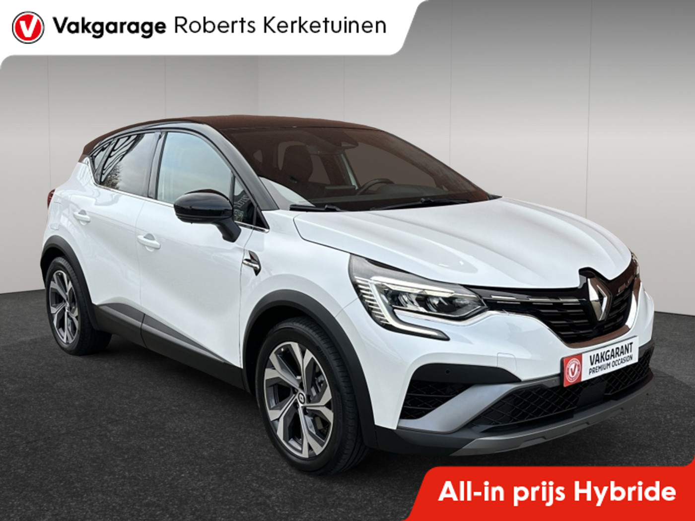 Renault Captur (e-tech Hybrid) 1.6 E-Tech Hybride 145 RS Line Automaat Half leder Led Navi Came 2022 - voorkant