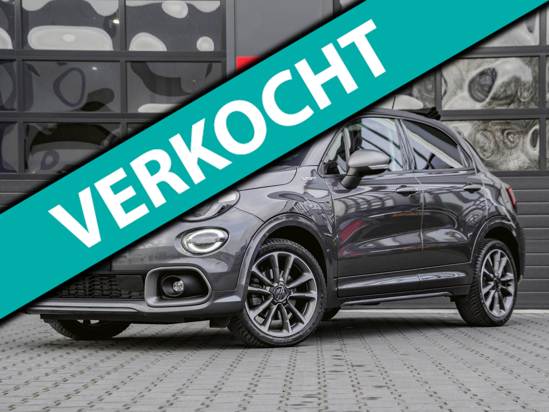 Fiat 500x 1.5 Hybrid Cabrio Navi/Acc/Camera/Fabrieksgarantie 2024 - voorkant