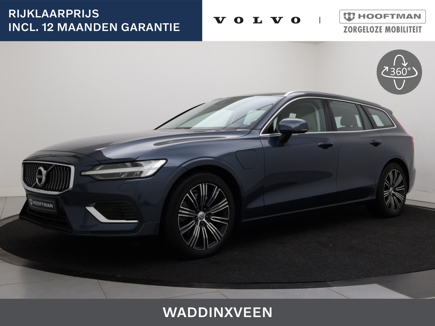 Volvo V60 T6 PLUG-IN HYBRID INSCRIPTION HARMAN KARDON GEVENTILEERDE STOELE 2021 - voorkant