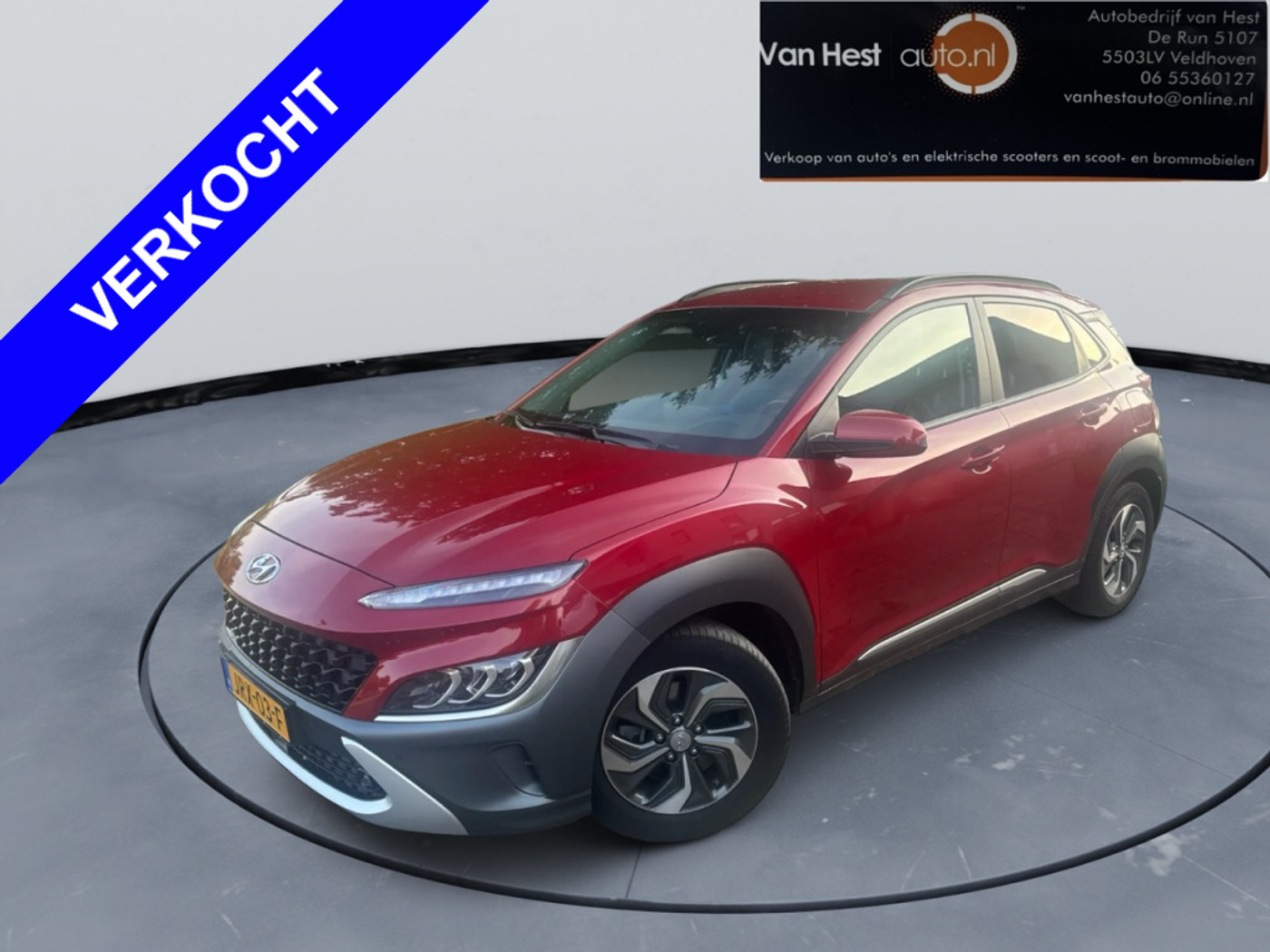 Hyundai Kona 1.6 GDI HEV Comfort 6 MND GAR | LEER | NAVI | CLIMA | CRUISE CON 2022 - voorkant