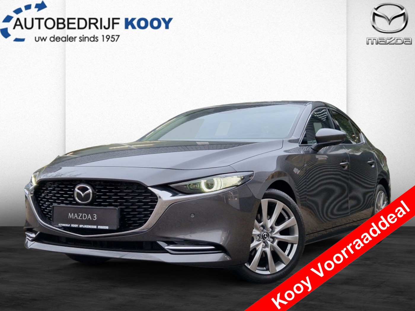 Mazda Mazda3 2.0 e-SkyActiv-X 186 Takumi Automaat Sunroof Pack | SUPER DEAL! 2026 - voorkant