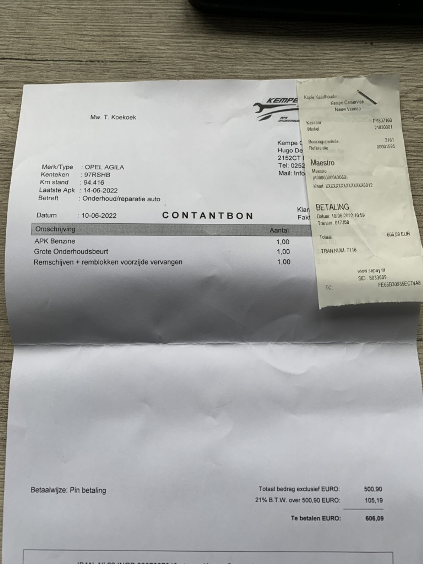 Foto van Opel Agila