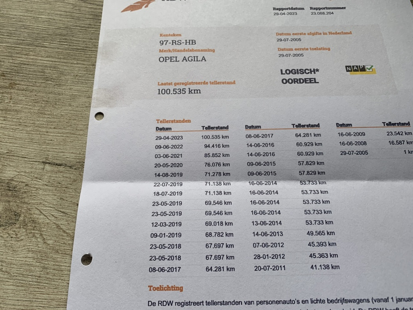 Foto van Opel Agila