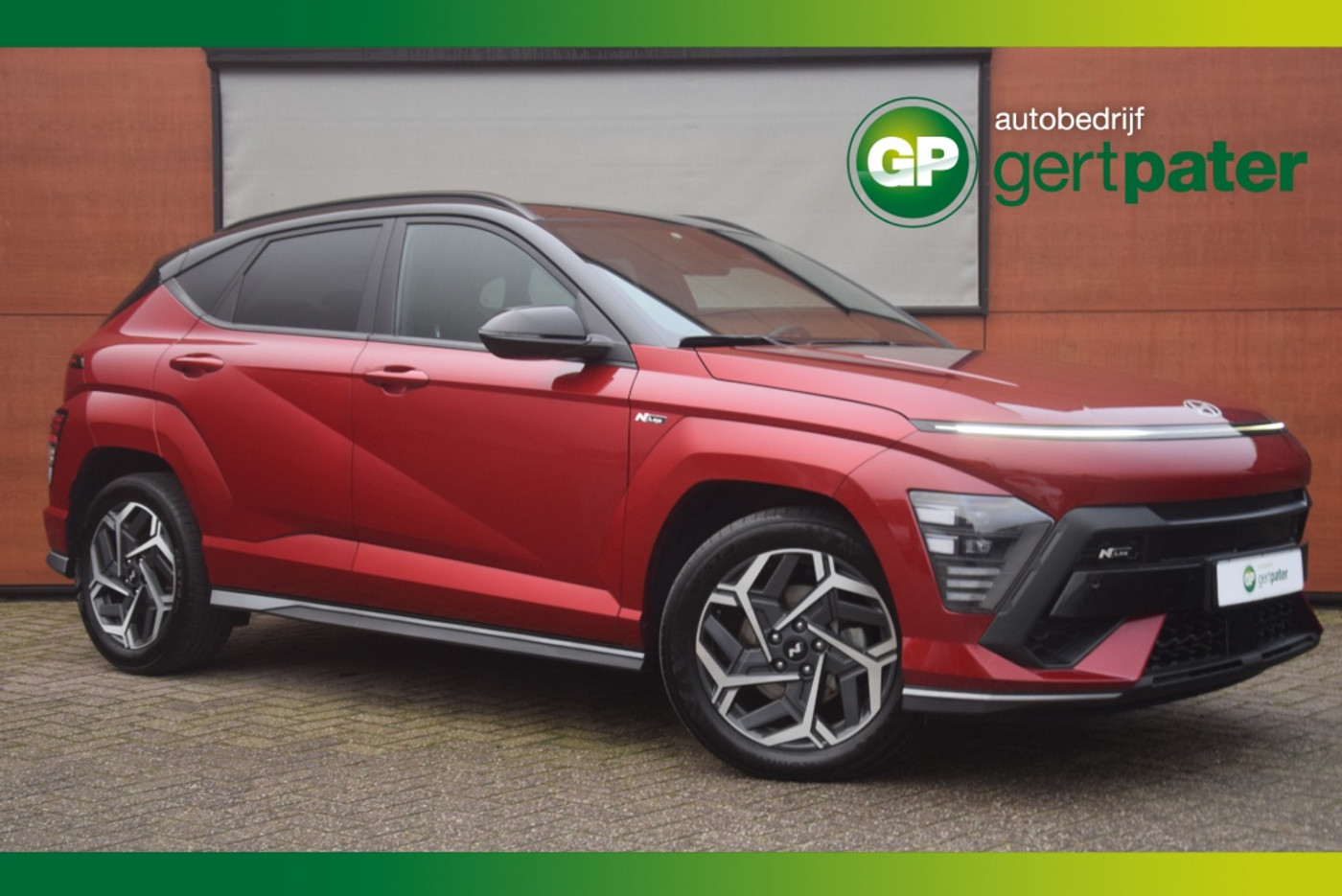 Hyundai Kona 1.6GDI HEV N-Line LED/Navi/Carplay/Camera 2023 - voorkant
