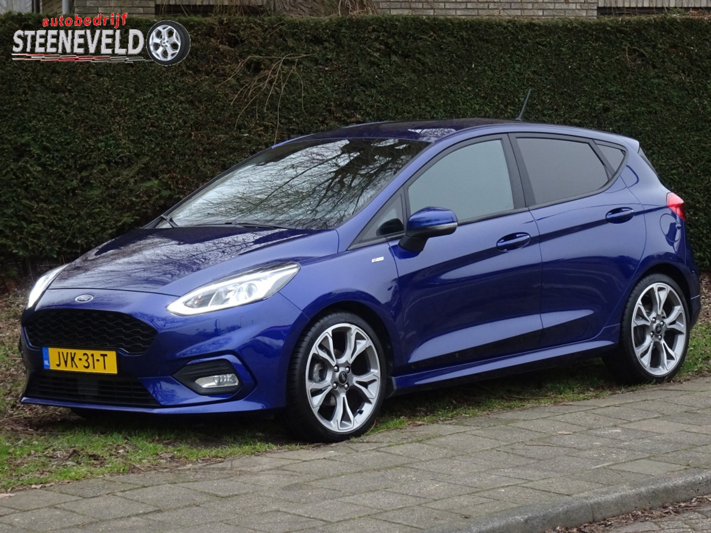 Ford Fiesta 1.0 100PK ST-Line met Navi, 18'' Velgen en WinterPack 2018 - voorkant