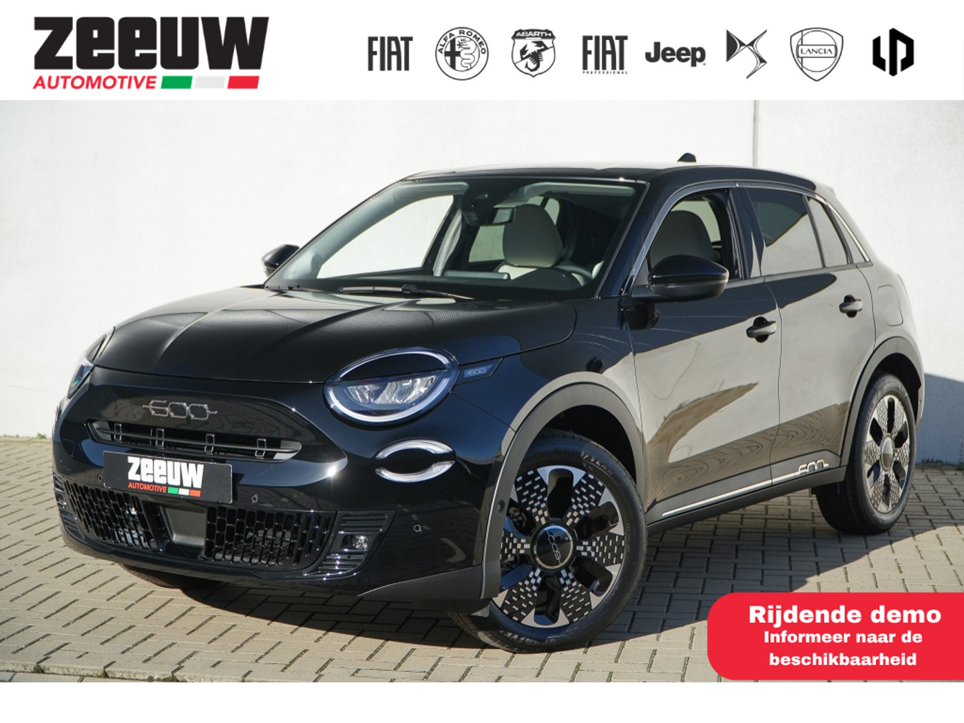Fiat 600 1.2 Hybrid 145 PK La Prima | Navi | Camera | Carplay 2026 - voorkant