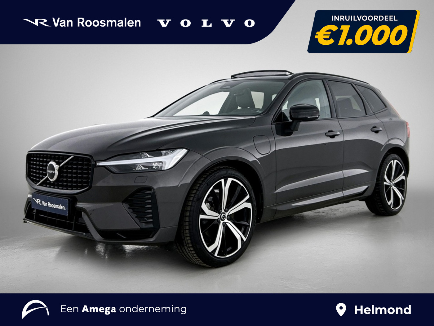Volvo Xc60 2.0 T8 AWD Ultimate Dark | SOH 98% | Luchtvering | Bowers&Wilki 2023 - voorkant