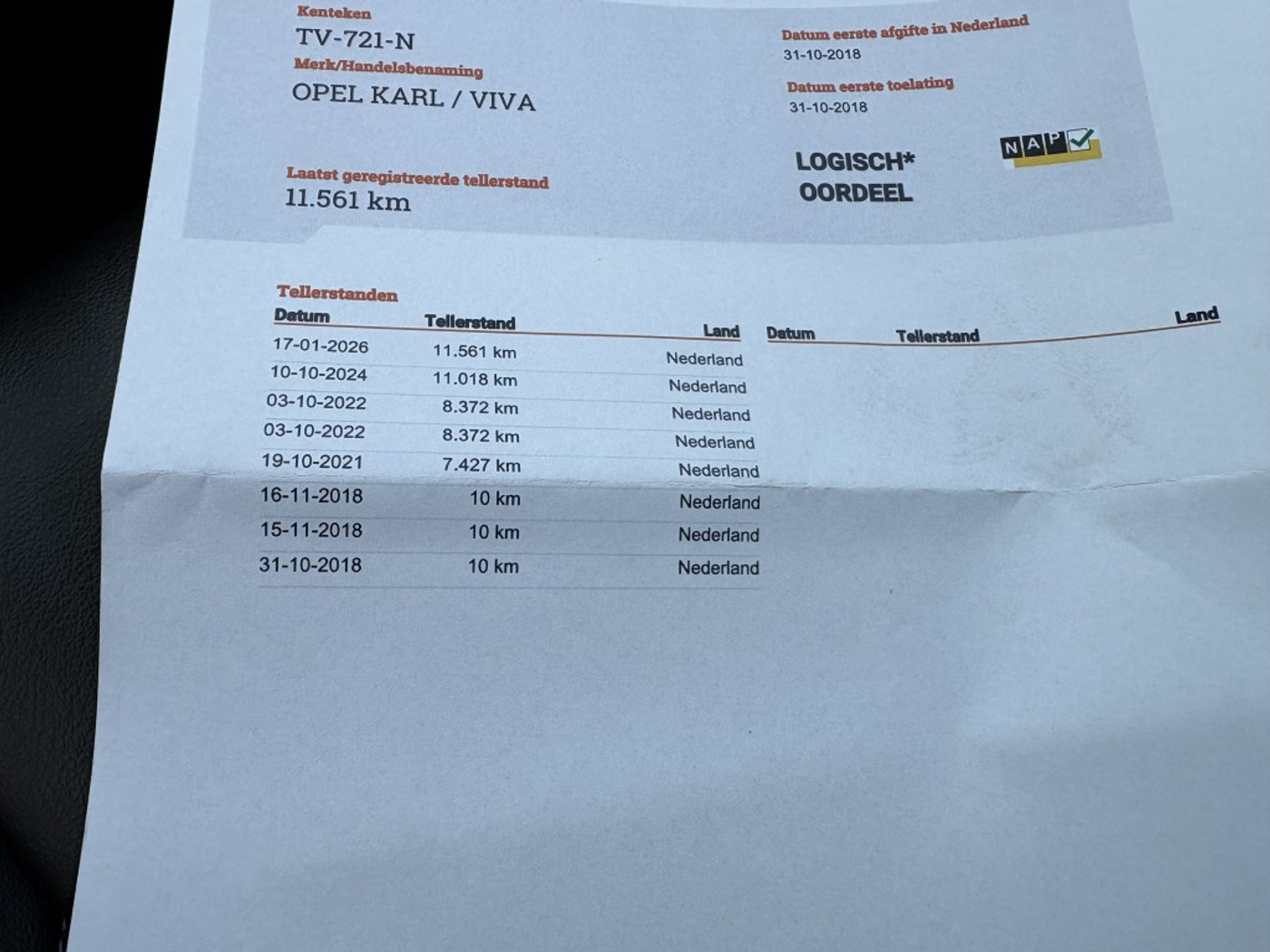 Foto van Opel Karl / Viva