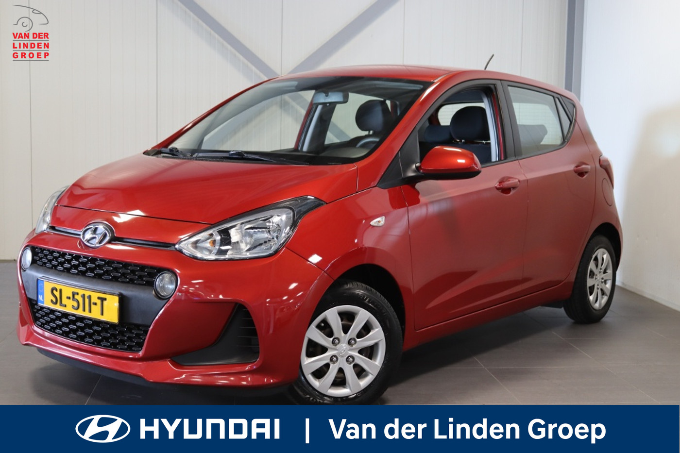 Hyundai I10 1.0i Comfort-Smart Pack Navi|Carplay|Airco|Fietsdragerhaak|Rijklaar| 2018 - voorkant