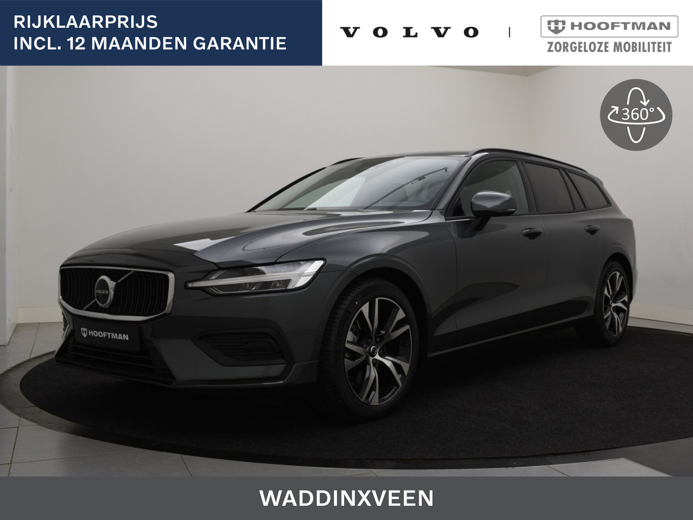 Volvo V60 B4 AUT(7) ESSENTIAL EDITION LEDER 18INCH GOOGLE MAPS ACC BLIS 2026 - voorkant