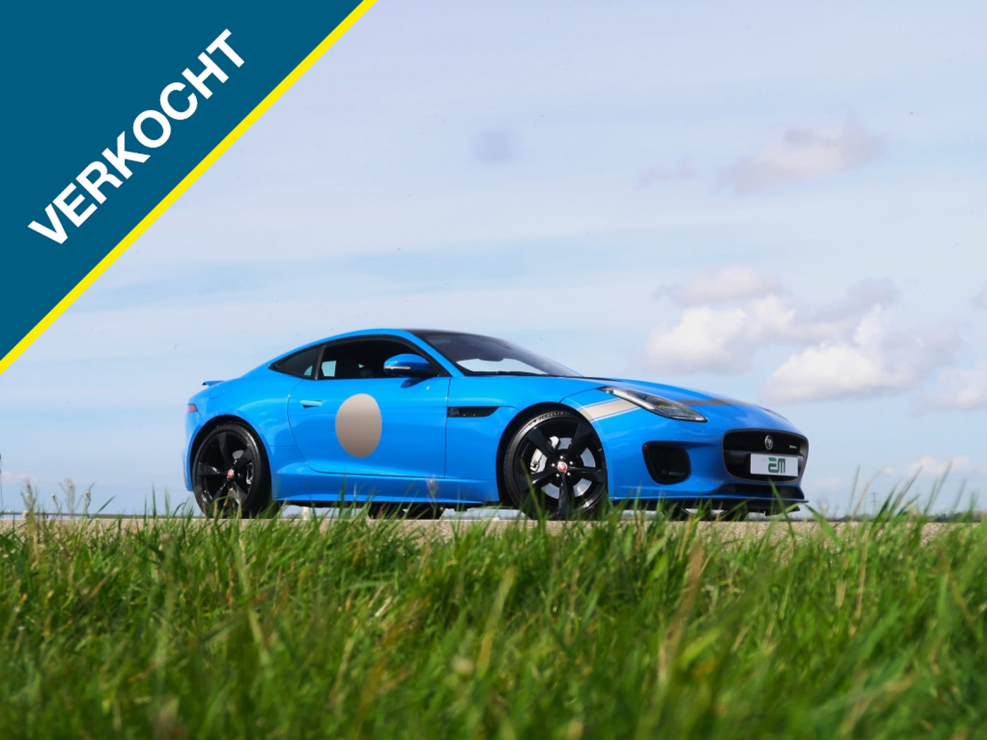Jaguar Jaguar F-type 3.0 V6 R-Dynamic Pano Ultra-blue Dealer oh. 2017 - voorkant