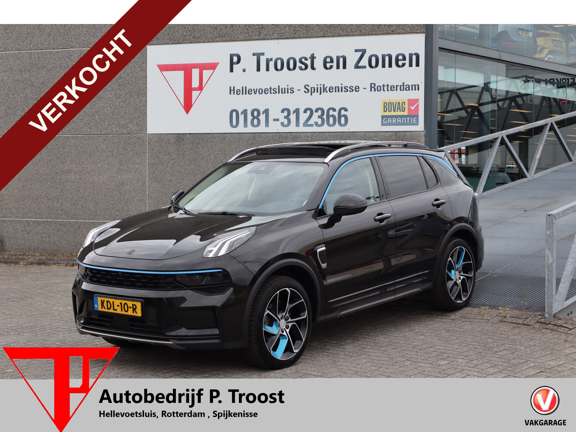 Lynk&co LYNK & Co 01 1.5 Panoramadak/360° Camera/Keyless/Lane assist/Adaptive cruise control/Apple carplay/Climate control/Stoelverwarming/Dodehoek detectie/Elektrisch sluitende achterklep/Elektrisch verstelbare stoel met geheugen 2023 - voorkant