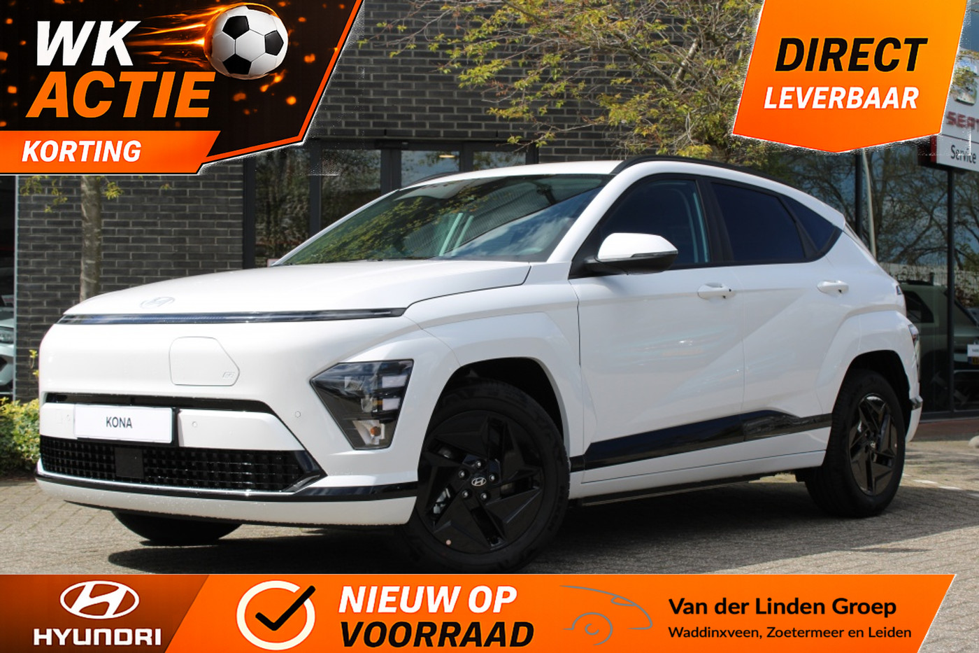 Hyundai Kona Pure Edition 64.8 kWh *€ 1.000,- WK ACTIE KORTING, DIRECT LEVERB 2026 - voorkant