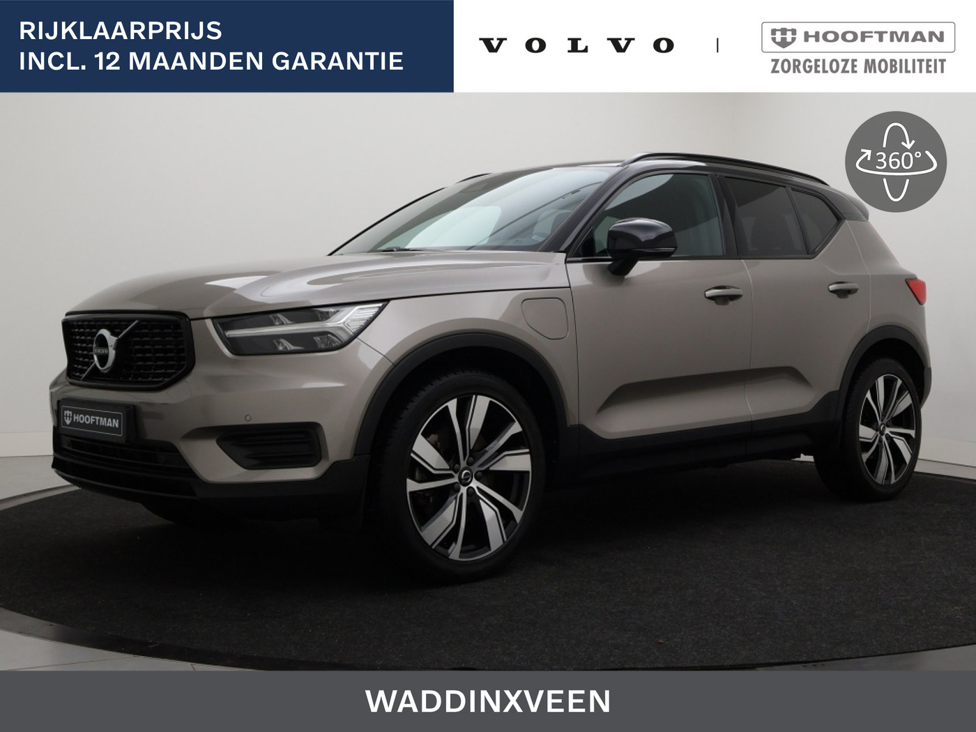 Volvo XC40 T4 PLUG-IN HYBRID R-DESIGN 20INCH PARK ASSIST V+A CAMERA NAVI 2022 - voorkant