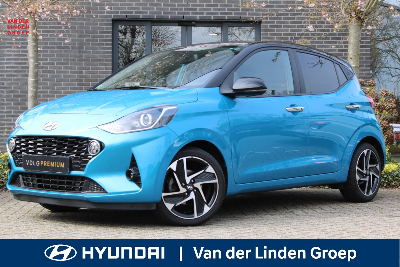 Hyundai I10 1.2 MPI TwoTone Premium AUTOMAAT Full Option! "RIJKLAARPRIJS" 2023 - voorkant