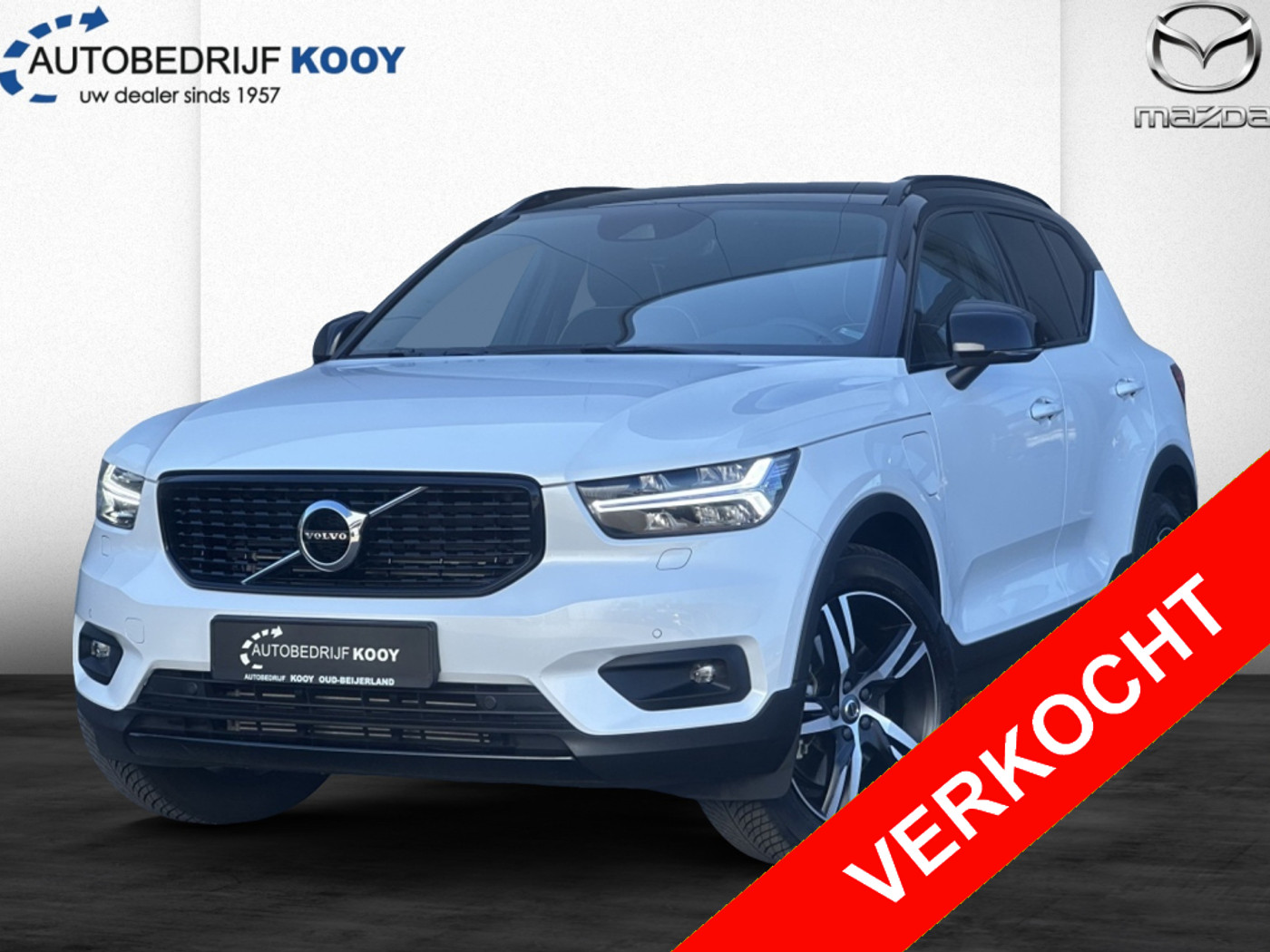 Volvo XC40 1.5 T4 Recharge R-Design / Half leer / Keyless / Nette auto! 2021 - voorkant