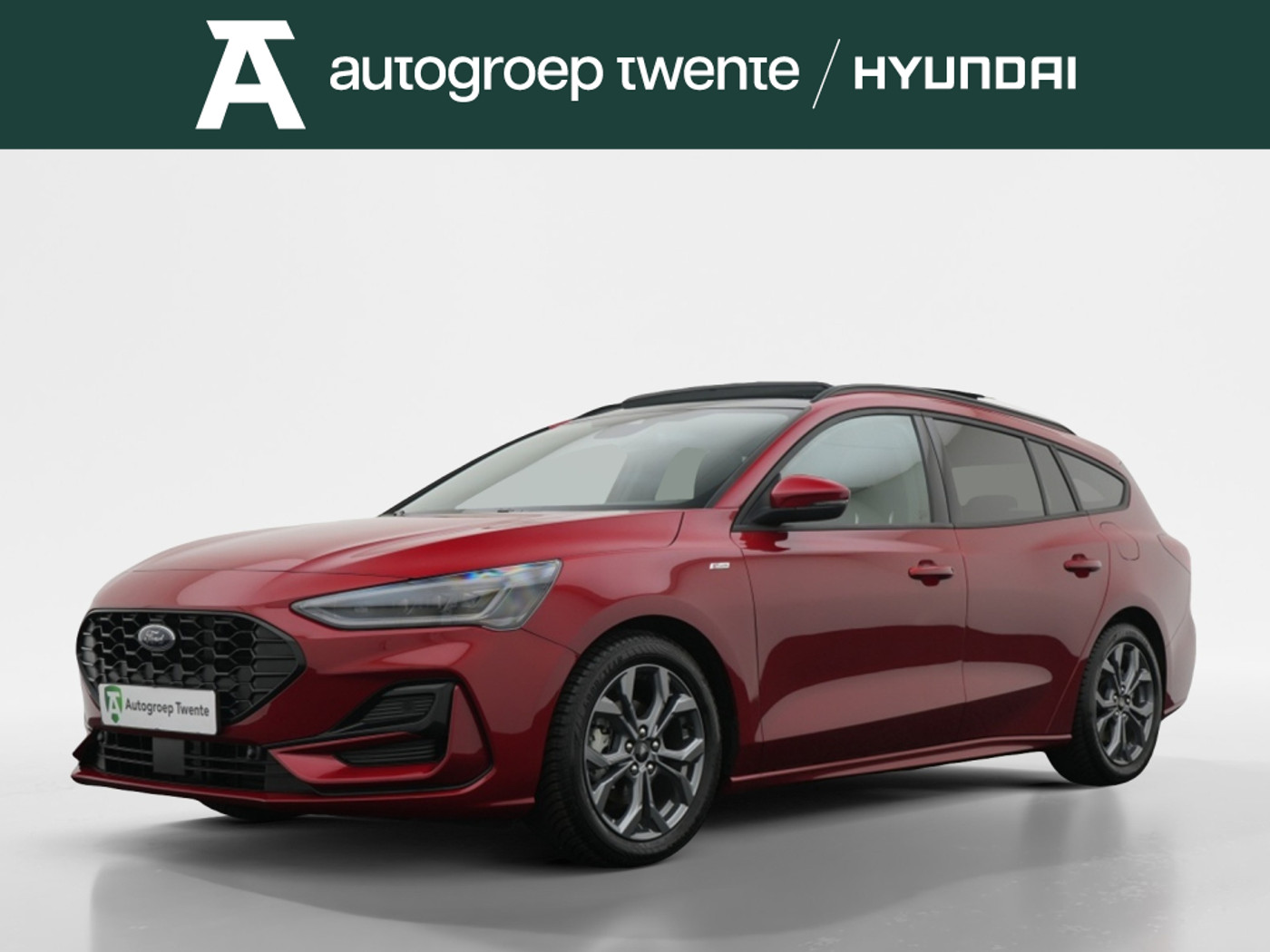 Ford Focus 1.0 Ecoboost automaat ST line X | Panoramdak | Afn. Trekhaak | 2023 - voorkant
