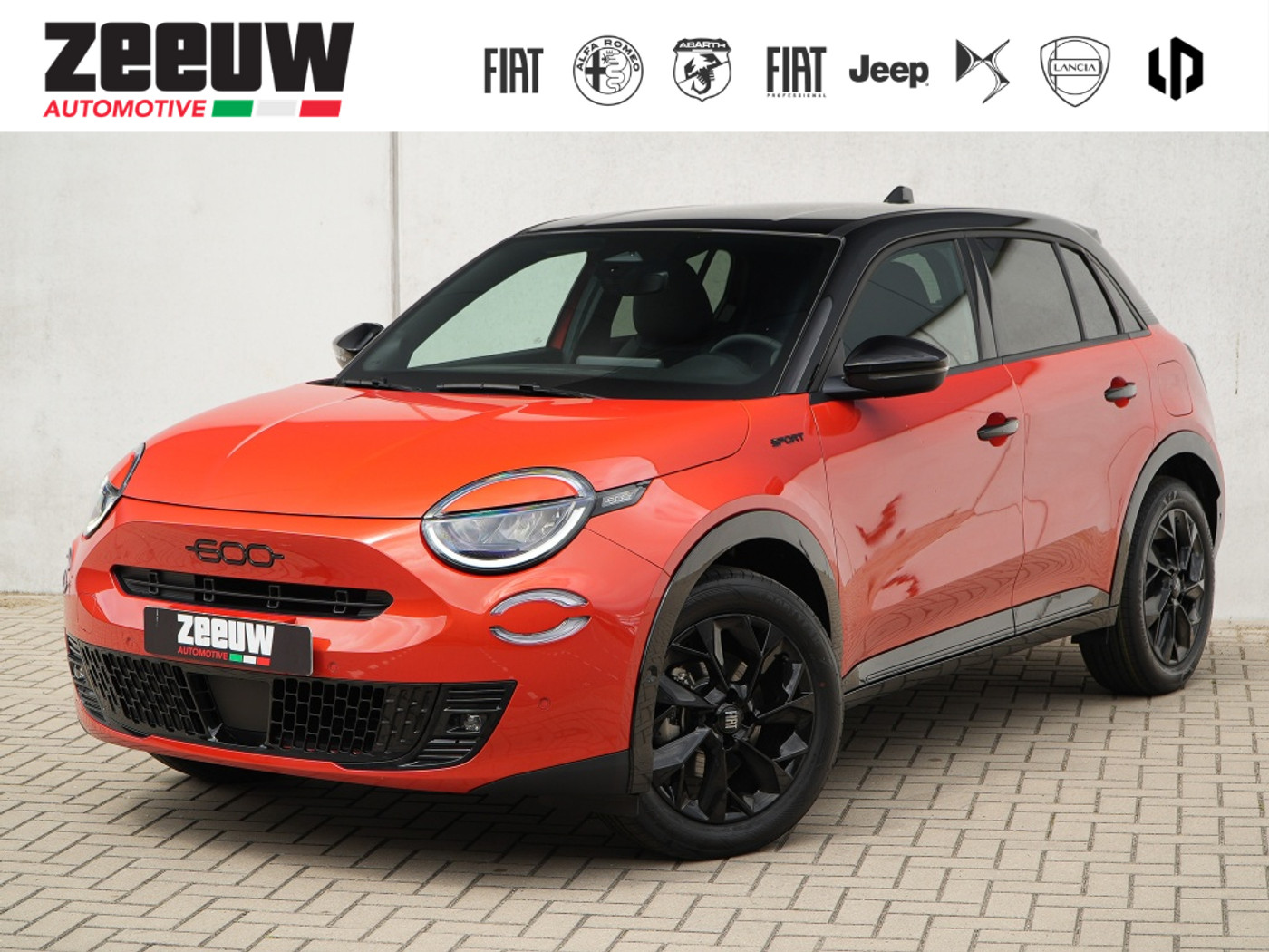 Fiat 600 Sport 54 kWh | Carplay | Camera | Winter | 18" 2026 - voorkant