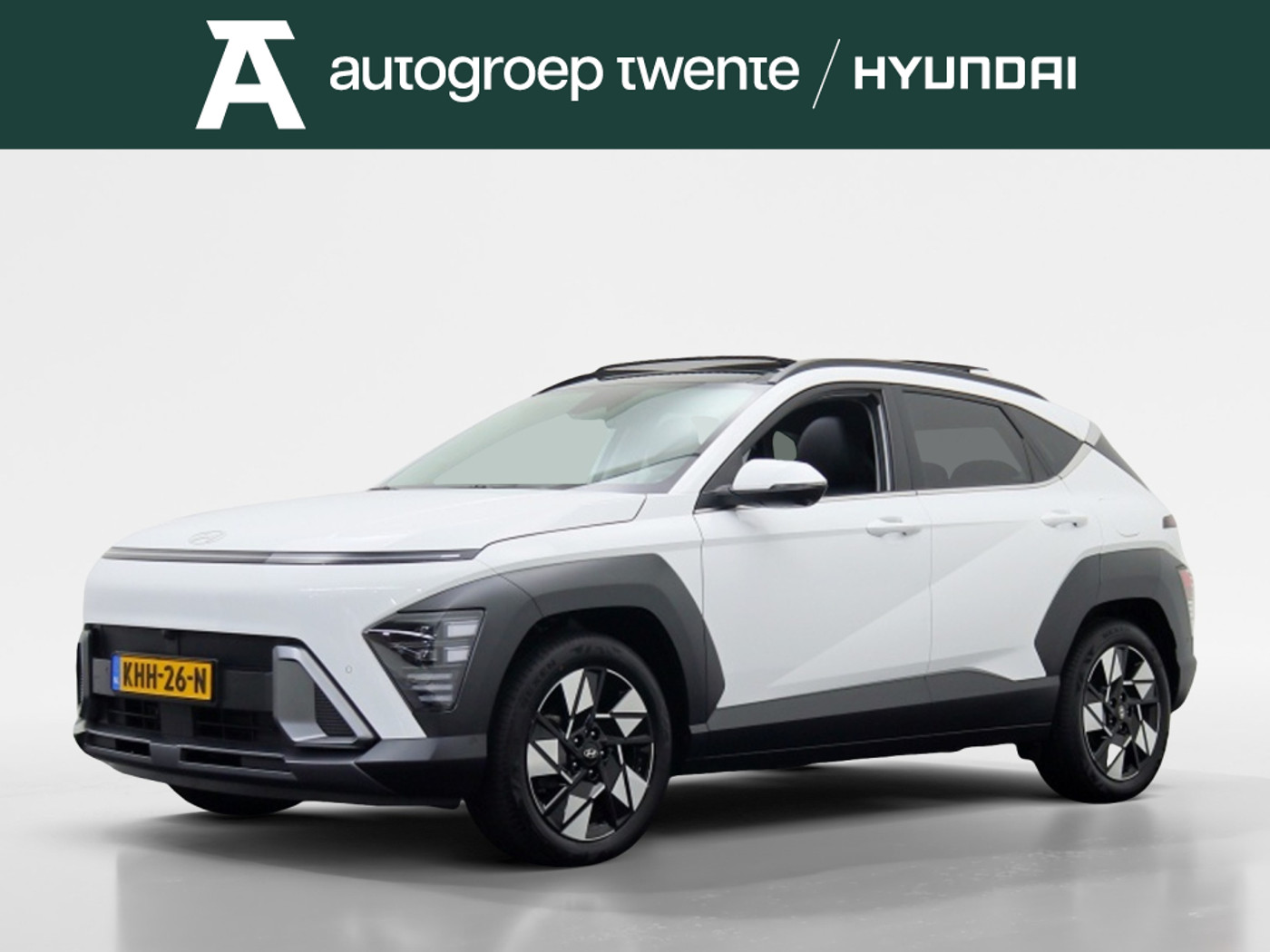 Hyundai Kona 1.6 GDI HEV Premium Sky | Panoramadak | Occ.Lease 589 pm 2025 - voorkant