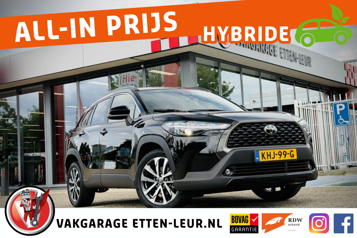 Toyota Toyota Corolla Hyb. 140 Style | STOEL - STUUR VERW. | ELEKTR. ACHTERKLEP 2024 - voorkant