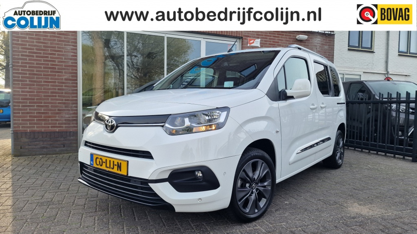 Toyota Proace City Verso 1.2 Turbo Executive Automaat 7 Pers, Cruise control, Trekhaak 2021 - voorkant