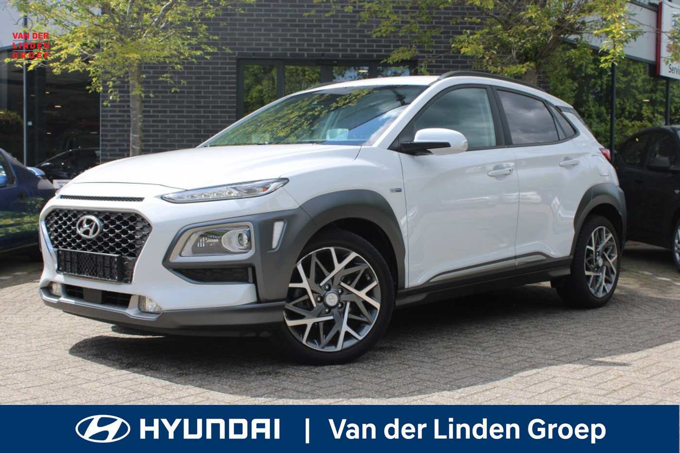 Hyundai Kona 1.6 GDI HEV Premium Navi/Leer/18"/Cam "RIJKLAARPRIJS" 2020 - voorkant
