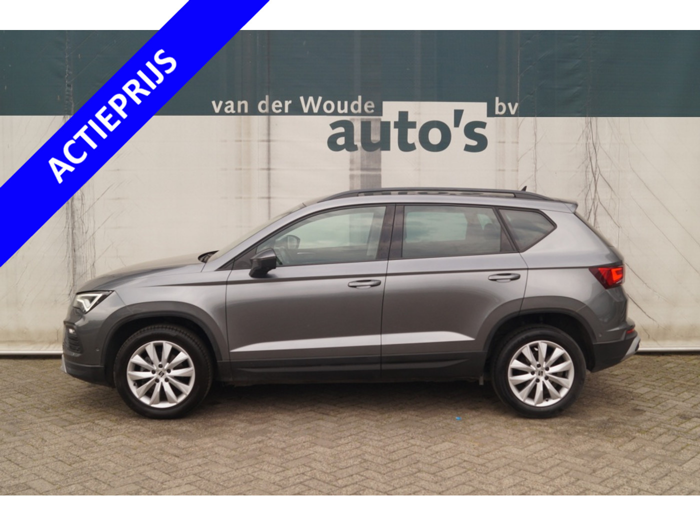 Seat Seat Ateca 1.0 TSI 110pk Style Business Intense -LED-ECC-NAVI-CAM- 2022 - voorkant