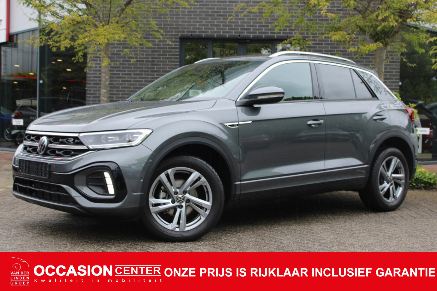 Volkswagen T-roc 1.5 TSI R-Line DSG Pano/Virtual/17"/Cam "RIJKLAARPRIJS" 2024 - voorkant