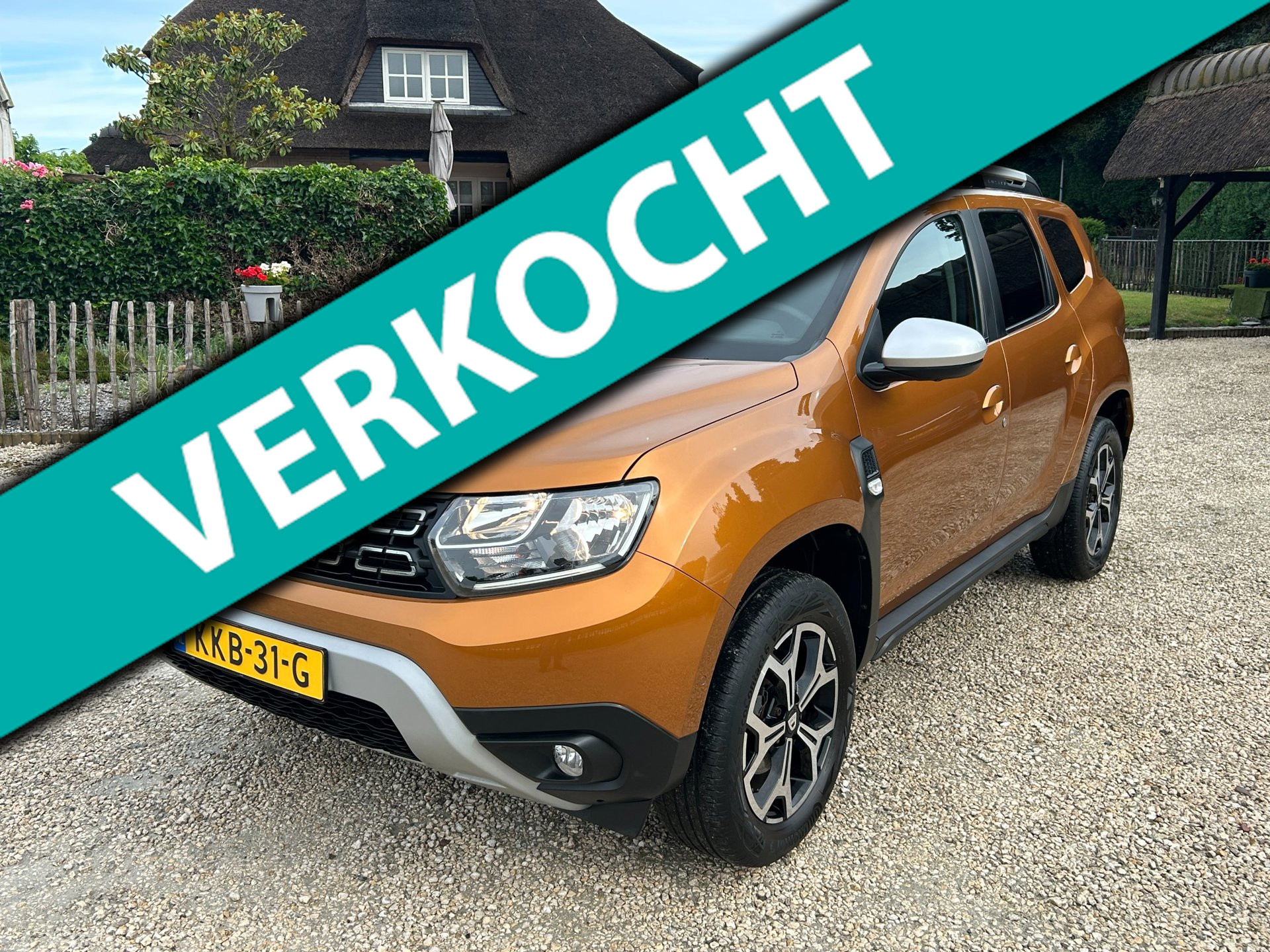 Dacia Duster 1.0 TCe Bi-Fuel Prestige LPG !! Navi, Cruise, Camera 2021 - voorkant