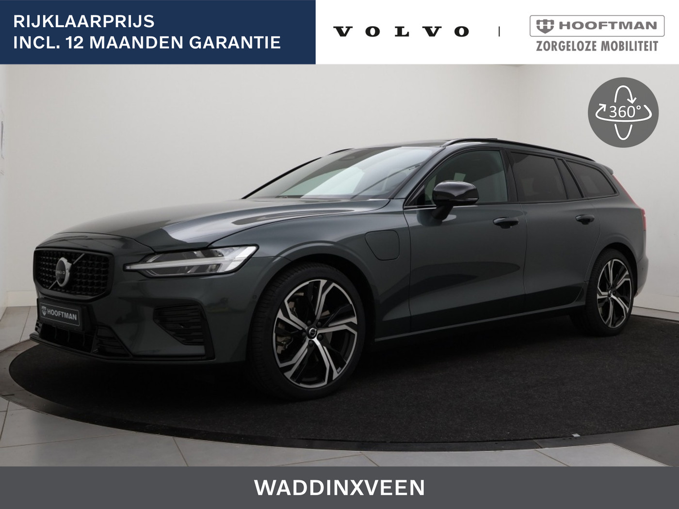 Volvo V60 T6 PLUG-IN HYBRID PLUS DARK 360GR CAM SCHUIFDAK HEAD-UP 2026 - voorkant