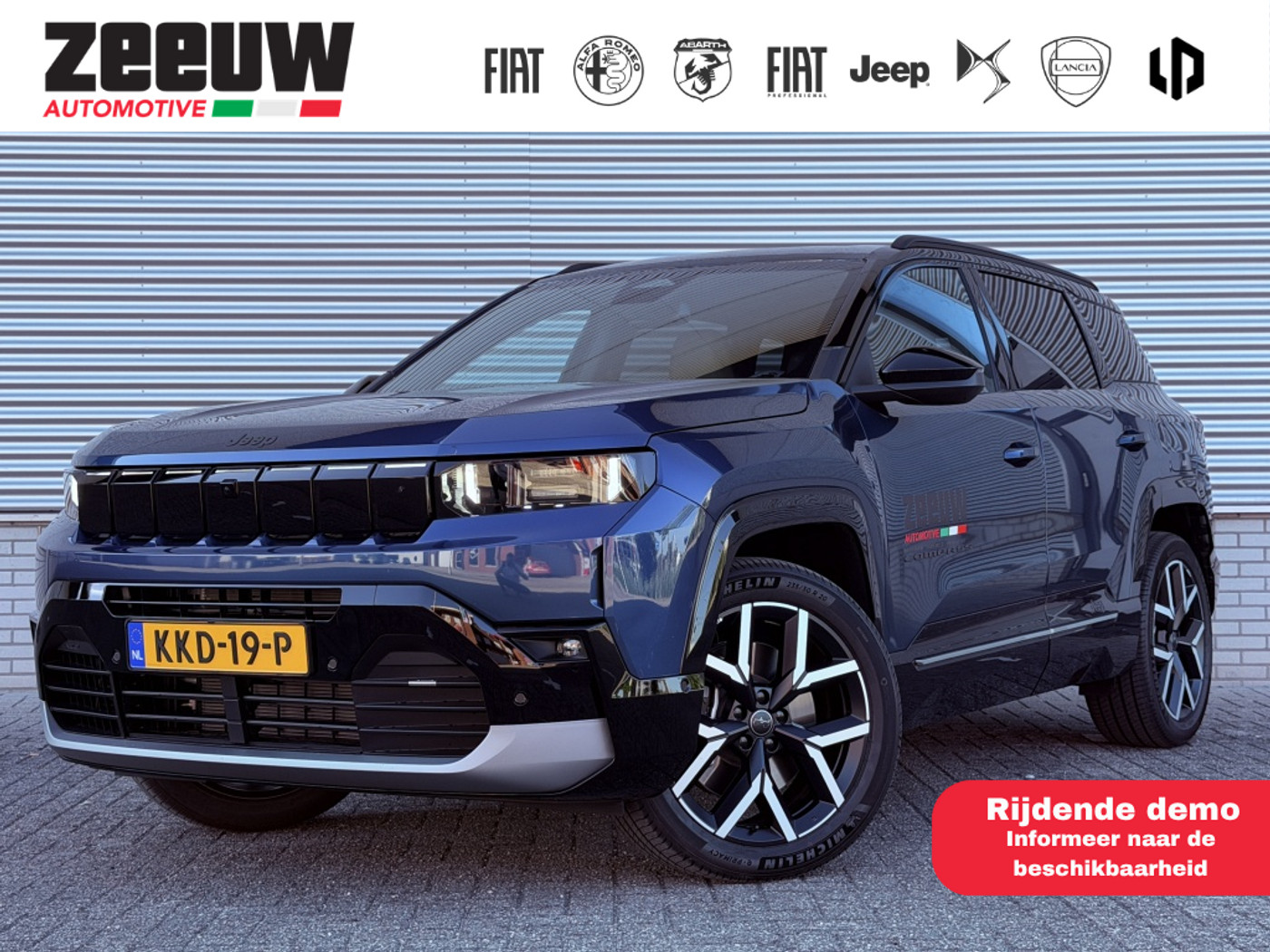 Jeep Compass 1.6 e-Hybrid 225 PK PHEV First Edition | Schuifdak | Premium 2026 - voorkant