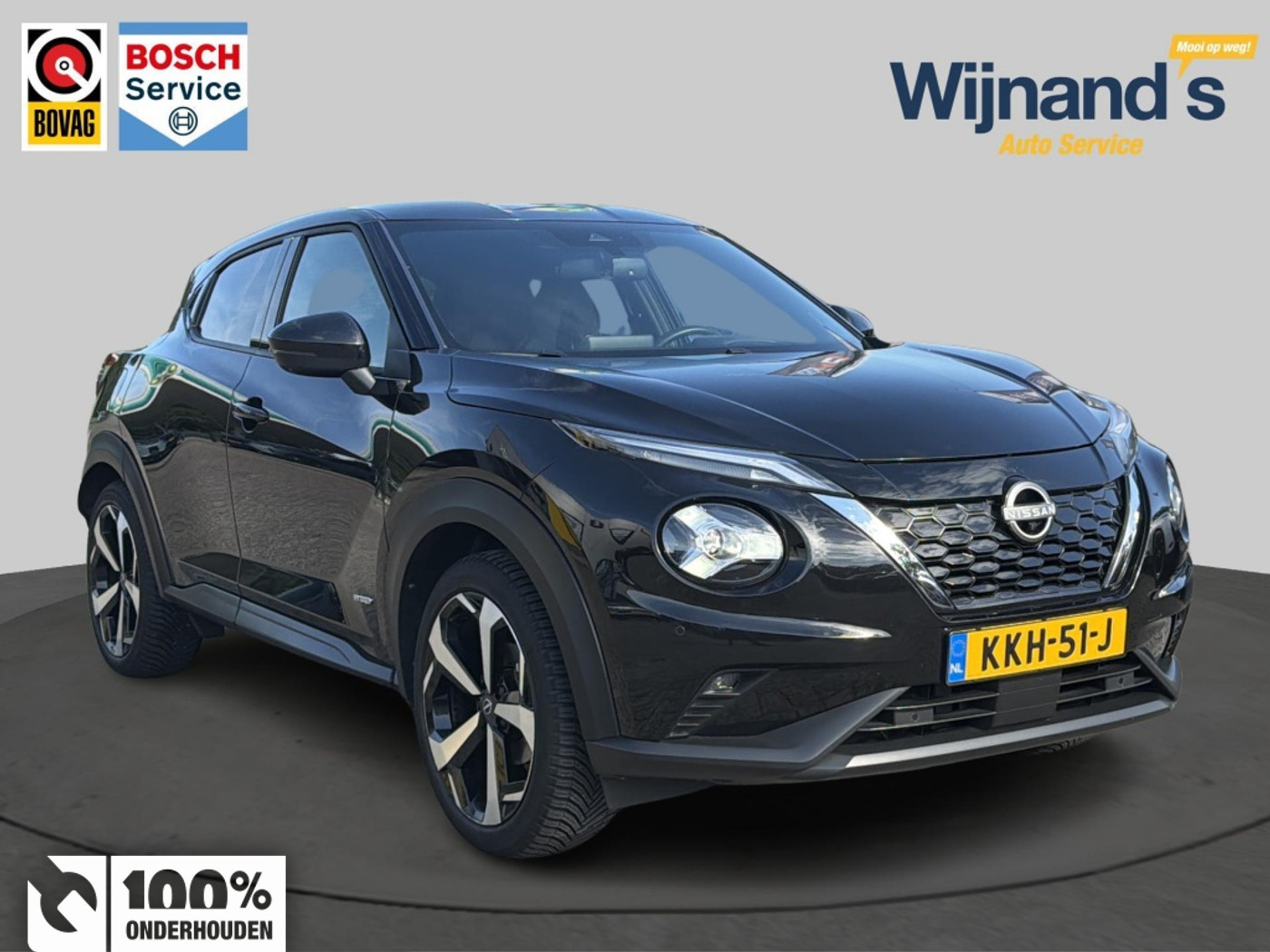 Nissan Nissan Juke 1.6 Hybride 143pk Tekna | Leer | trekhaak | Camera | Keyless | s 2024 - voorkant