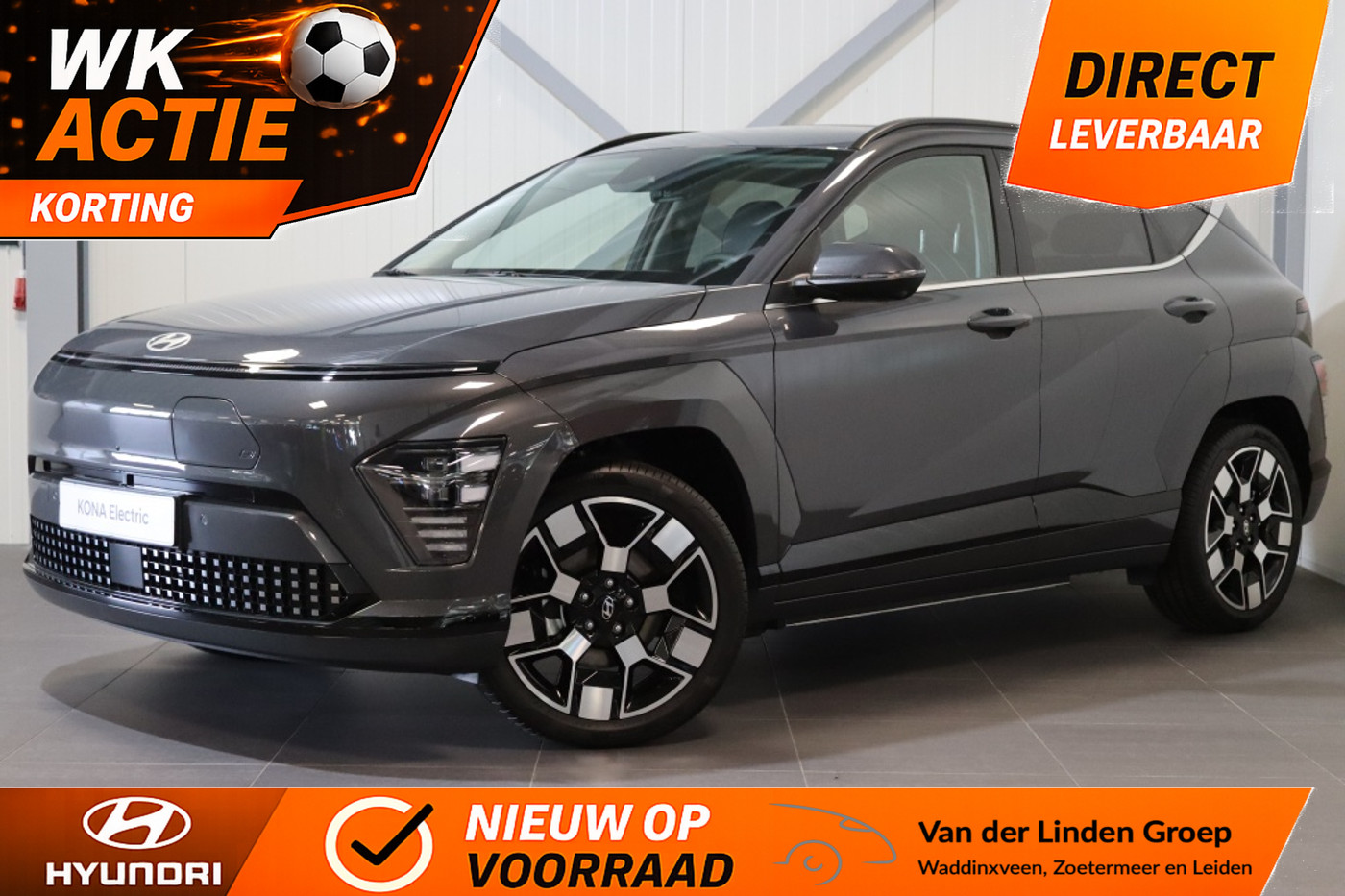 Hyundai Kona Premium 64.8 kWh |WK ACTIEKORTING| DIRECT LEVERBAAR!| 2026 - voorkant