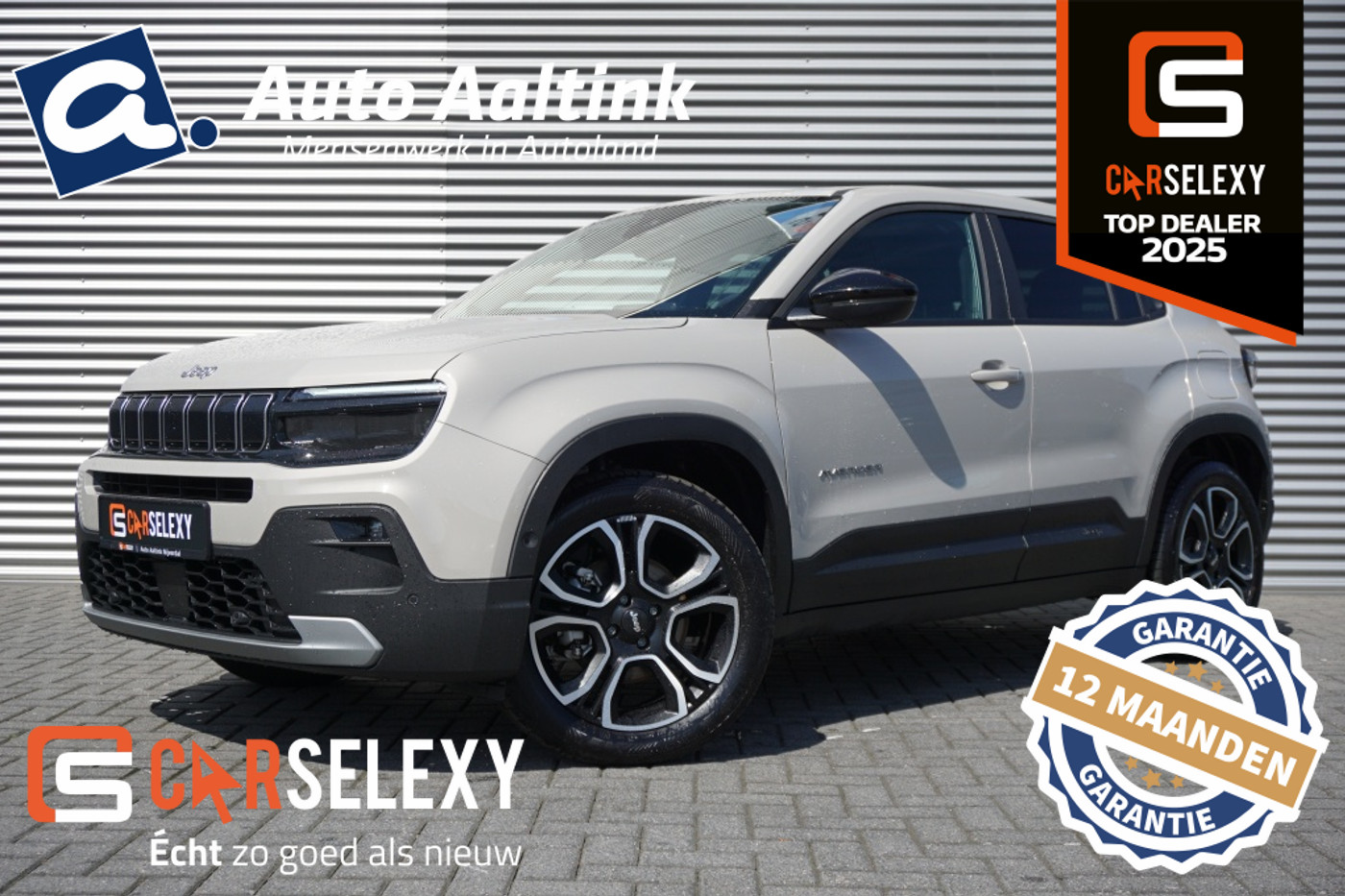 Jeep Avenger Summit 54kWh MEEST LUXE | 400 KM WLTP | CARPLAY 2025 - voorkant